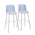 thumbnail image 1 of Set 2 Bancos Bar Cocina Desayunador EKE LIFE HOME Plástico Azul, 1 of 9