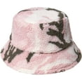 thumbnail image 5 of CoCopeaunts Camo Bucket Hat for Men Winter Winter Warm Sunshade Windproof Cap Foldable Wear-Resistant Thick Lambs Wool Basin Hat, 5 of 8