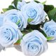 thumbnail image 2 of Fundaslor de rosa artificial falsa flor falsa floral boda ramo de mesa decoración del hogar kenally JJ20557-12, 2 of 4