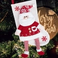 thumbnail image 4 of BASMA Hanging Stocking Regalos de Navidad Boba de almacenamiento de regalos de Navidad Bolsa de regalo de Navidad, 4 of 5
