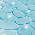 thumbnail image 4 of iDesign Pebblz Non-Slip Suction Bath Mat for Shower, Bathtub - Blue, 4 of 7