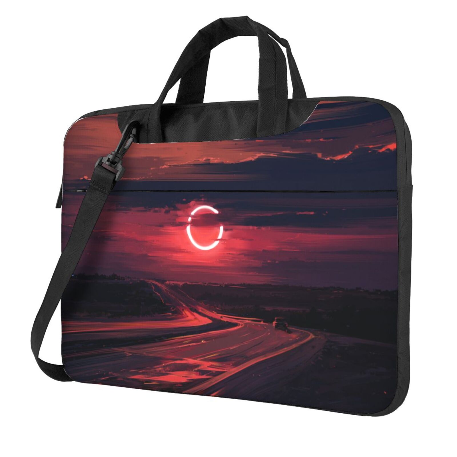 Red Sunset Laptop Bag, 14 inch Laptop or Tablet, Business Casual Laptop
