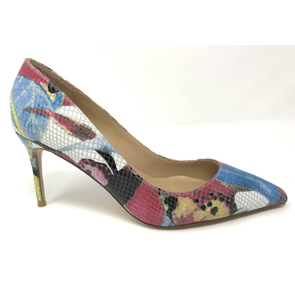 Dolce Zuriel Multicolor Leather Pumps Heels Closed Toe size 10