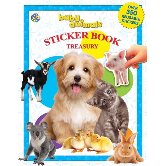 Sticker Book Treasury Baby Animals Sticker Book Treasury, (Hardcover)