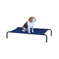 Pet Champion Elevated Dog Bed for Indoor & Outdoors, Blue, Large