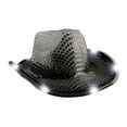thumbnail image 2 of Sombrero de vaquero iluminado Strade Fareast Limited Negro, 2 of 8