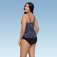 thumbnail image 3 of Women's Ronnie 2 Tier Ruffle Tankini Swimsuit Top, 3 of 3