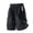 Black, variant on Cargo Shorts for Men Loose Comfort Mid Waist Bermuda Shorts Outdoor Hiking Fishing Shorts with Pockets Big and Tall