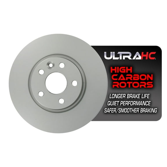 UltraHC Coated High Carbon Brake Rotor, Front UR004812, Volvo S60 2018-2011