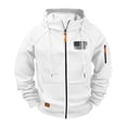 thumbnail image 1 of Vestes à Capuche pour Hommes Manches Raglan Veste à Capuche Sportive pour Hommes avec Multiples Poches, 1 of 8