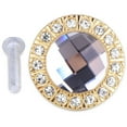 thumbnail image 5 of COSMOBETTY Cupboard Knobs Golden Rhinestone For Diy Enthusiasts 4Pcs 1.1In Screw Length, 5 of 7
