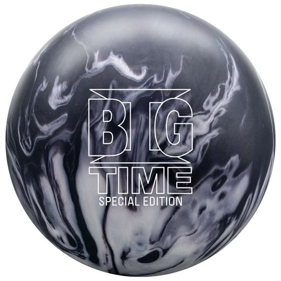 Ebonite PRE-DRILLED Big Time Bowling Ball - Black/Silver 16lbs