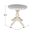 thumbnail image 3 of 30" Round Top Pedestal Dining Table - Unfinished, 3 of 8