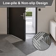 thumbnail image 4 of Pentantan 9'x12' Area Rugs for Living Room, Machine Washable Modern Geometric Neutral Rug, Non Slip Low Pile Waterproof Indoor Carpet for Bedroom Dining Room Office, Easy to Clean, Gray, 4 of 7