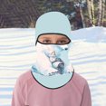 thumbnail image 3 of 2025 Children's Ski Face Guard Riding Face Guard Cartoon 3D Cat Ski Face Face Guard With Ears Music Festivals Raves Ski Halloween Party Keep Warm Windproof Outdoor Activities Ski Boot Covers, 3 of 4