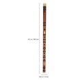 thumbnail image 2 of Bamboo Flute G?key Flute Traditional Orchestral Instrument With Flute Membranes And Storage Box, 2 of 5