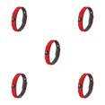 thumbnail image 3 of Youkk 1/2/3/5 Fashionable Silicone Bracelet - Waterproof And Anti-Static For Sleek Wristband red 5PCS, 3 of 6