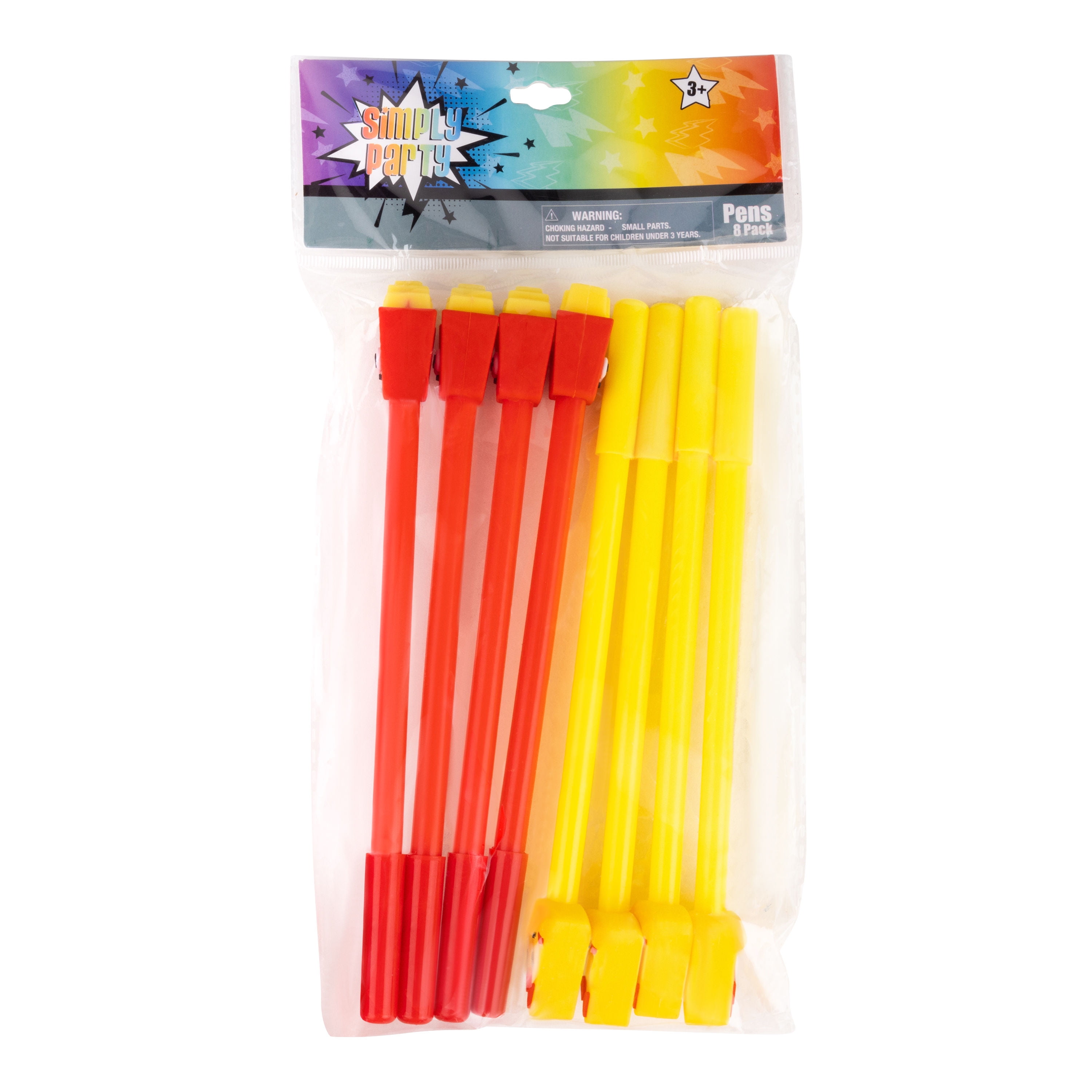 French Fry and Pizza Novlety Pens, 8 Pack, Simply Sweet Brand