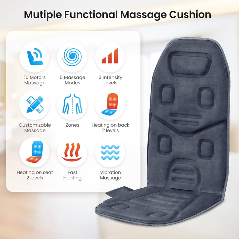 Comfier Back Massager Seat Cushion with Heat photo 3