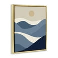 thumbnail image 4 of Stupell Industries Moon over Blue Hills Landscape & Nature Painting Gold Floater Framed Canvas Art Print Wall Art, 17 x 21, 4 of 10