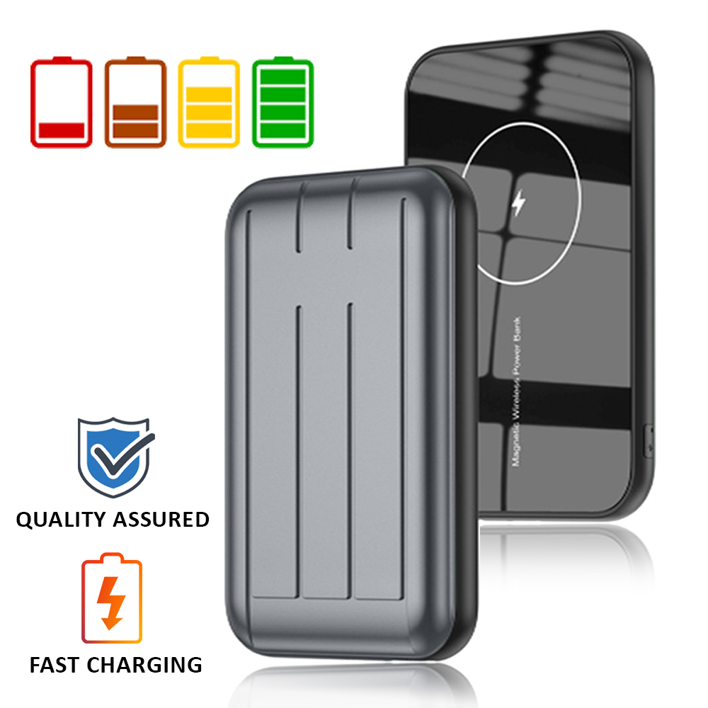 15w 5000mah External Wireless Powerbank Charger With w Pd Qc 3 0 Rapid Charging Port Compatible With Iphone 12 12 Pro 12 Pro Max Series Walmart Com