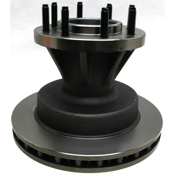 Acdelco 18A957A Non Coated Front Disc Brake Rotor And Hub Assembly