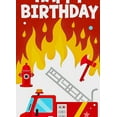 thumbnail image 3 of Firefighter Themed Happy Birthday Banner Background Decorations for Birthday Party Photography Props Backdrop Party Supplies Kids Celebration Decor, 3 of 7