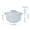 Blue, variant on Unbreakable Soup Bowl Set with Lid & Spoon, Microwave Safe Cool Touch Double Handle Noodle Rice Bowl, Stackable Lightweight Tableware for Family, Camping, Non-Slip, Eco Wheat Straw Soup Bowls