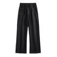 thumbnail image 5 of Styesk Men's Pants Man Solid Color Weila Draw Rope Sweatpants Straight Tube Leisure Trousers, 5 of 5
