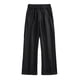 thumbnail image 4 of Pantalones largos para hombre, color liso, Weila, con cordón ajustable, pantalones deportivos de tubo recto, pantalones de ocio para hombre, pantalones de poliéster., 4 of 4