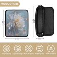 thumbnail image 4 of Hair Tool Organizer Bag with Heat Resistant Mat Removable Travel Storage Case for Hot Air Brushes Curling Irons Large Flower in Full Bloom, 4 of 8