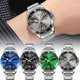 thumbnail image 2 of Fashion Trend Male Watch Calendar Business WatchGrey, 2 of 5