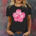 thumbnail image 2 of LUOGENLI T-shirts pour Femmes Mode Décontractée Chemises Imprimées Col Rond Manches Courtes Tee Tops Tunique Blouse T-shirts Graphiques Drôles Saint-Valentin Noir G, 2 of 4