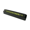 thumbnail image 1 of funtasica Car Parking Number Plate Parking Numbers Card Stop Sign Numbers Compact Black, 1 of 9