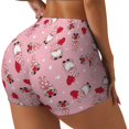 thumbnail image 1 of Fotbe Gnome With Heart Shorts Sin Costuras – Shorts Deportivos de Cintura Alta para Mujer, Elásticos para Gimnasio, Yoga, Running o Ciclismo-Small, 1 of 8