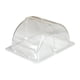 thumbnail image 2 of Cubierta para alimentos, carpa para alimentos, cúpula rectangular transparente, cubierta para exhibición de refrigerios, cubierta para repostería para 33cmx27cmx17cm, 2 of 9