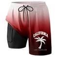thumbnail image 4 of Kcolen Men Swim Trunks 7 Inch Elastic Waist Drawstring Board Shorts Loose Swimming Trunks Men Swim Trunks Beach Summer Fashion Swimming Shorts for Men, 4 of 4