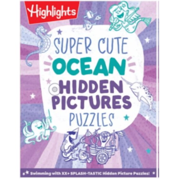 Super Cute Ocean Hidden Pictures Puzzles (Paperback)