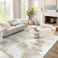 thumbnail image 4 of Modern Abstract Area Rugs for Living Room x Non Slip Machine Washable Rug Lightweight Low Pile Floor Carpet for Bedroom Dining Room Nursery Home Office Entryway Rugs Grey, 4 of 8