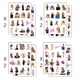 thumbnail image 2 of Tatuajes temporales VANWON para fiestas de cumpleaños infantiles, 8 hojas, 2 of 5