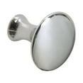 thumbnail image 3 of Utopia Alley Charlton Cabinet Ring Pull Knob - Decorative Cabinet Drop Pull Knobs- Vintage Cabinet Hardware with Hand Finished Polished Chrome - Metal Drawer Pull Knobs 1 1/5", 3 of 6