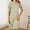 Green, variant on Women's Nightgown V Neck Short Sleeve Nightgowns Tshirt Sleepwear Pjs for Women