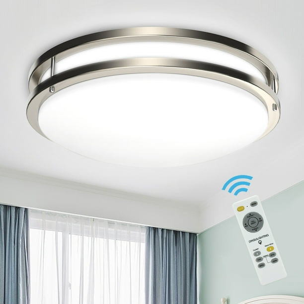 DingLiLighting 30W Dimmable LED Flush Mount Ceiling Light Fixture with