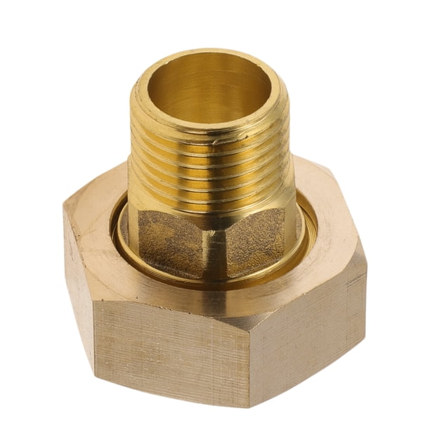 Accesorios de tubería de cobre Unique Bargains 1/2" Macho x 1" Hembra unión flexible de rosca interna y externa 1.34" 1 Pc