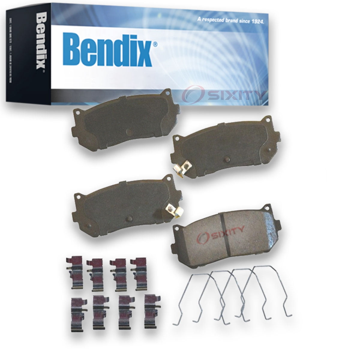 Bendix Brakes Disc Brake Pad Set Fits select: 2000-2004 KIA SPECTRA, 1998-2001 KIA SEPHIA