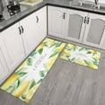 thumbnail image 3 of 2 Piece Love Lemon Rug Kitchen Rug Set, Decor Kitchen Rugs, Absorbent Non-Slip Washable Floor Mats, Home Indoor Runner Rugs 17"x47"+17"x30", 3 of 7
