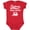 Red, variant on Inktastic Future Forklift Operator Boys or Girls Baby Bodysuit