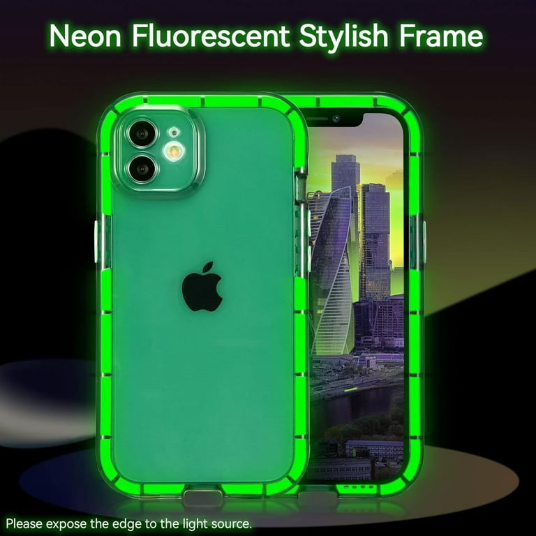 Luminous Phone Case for iPhone 12 inch, Fluorescence TPU