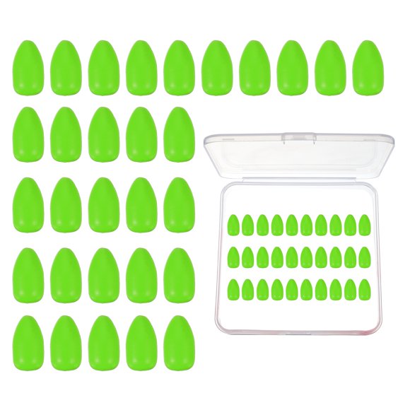 Uxcell Fishing Foam Floats, Snell Fishing Rig Floats with Clear Tackle Box for Freshwater and Saltwater Green 0.5"D x 0.9"H