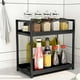 thumbnail image 5 of Estantería de metal blanco para organizadores cosméticos - Almacenamiento de maquillaje de escritorio de 3 niveles para la encimera del baño, la habitación de la residencia y el tocador, 5 of 8
